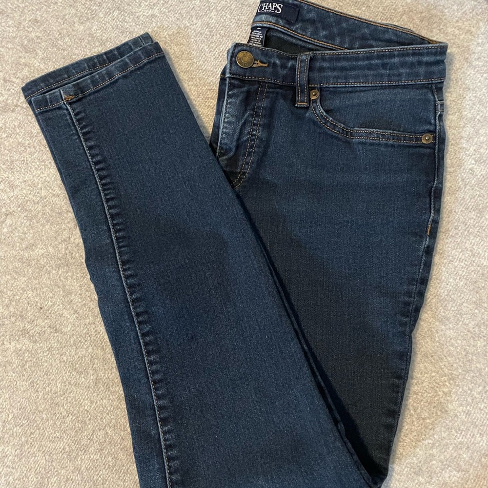 Chaps Women's Dark Blue Skinny Jeans